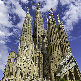Basílica de la Sagrada Família is the tallest church in the world